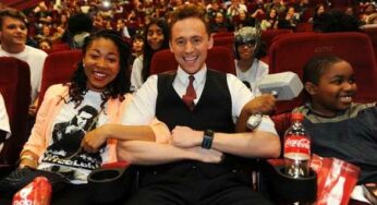 Tom Hiddleston acude por sorpresa a un pase benéfico de “Thor: El Mundo Oscuro” para niños ¿Mola más Loki que Thor?
