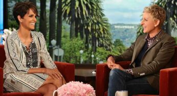Halle Berry sale por patas del programa de Ellen DeGeneres