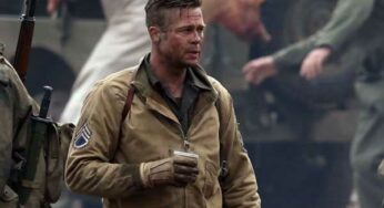 Brad Pitt coge su fusil en “Fury” (Corazones de acero)