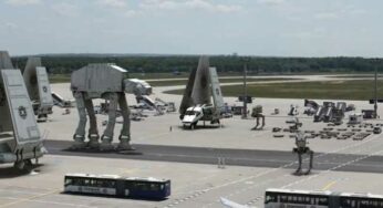 Las tropas imperiales de “Star Wars” toman el aeropuerto de Frankfurt