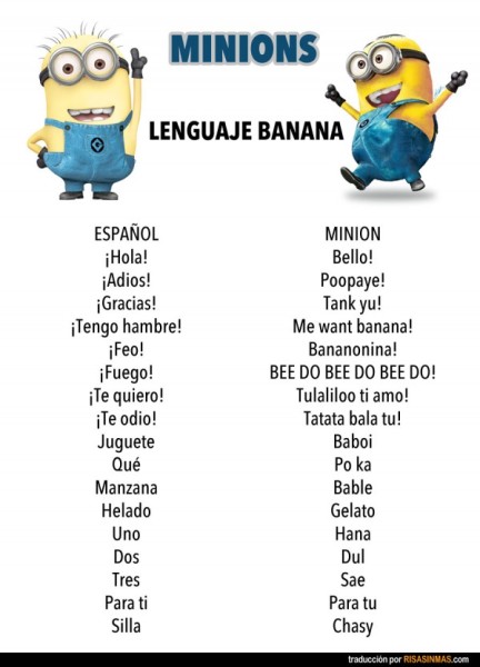 Lenguaje Minions