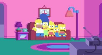 La intro de Los Simpsons en “Pixel art”