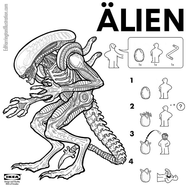 alien ed harrington ikea