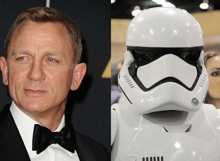 Daniel Craig fez participação em 'Star Wars: O Despertar da Força