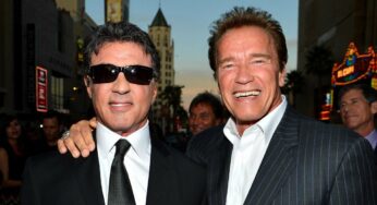 Impagable momentazo de Arnold Schwarzenegger bailando con Stallone en la celebración de su 70 cumpleaños