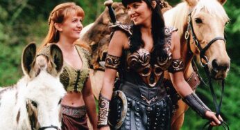 El genial reencuentro entre Lucy Lawless y Rennee O’Connor, las protagonistas de “Xena, la princesa guerrera”