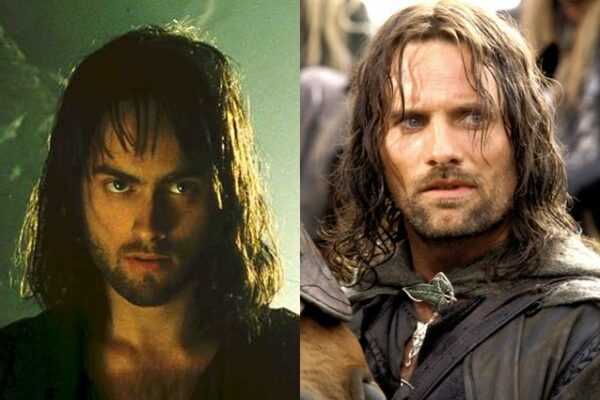 Stuart Townsend como Aragorn en "El Señor de los Anillos"