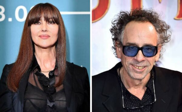 Tim Burton y Monica Bellucci