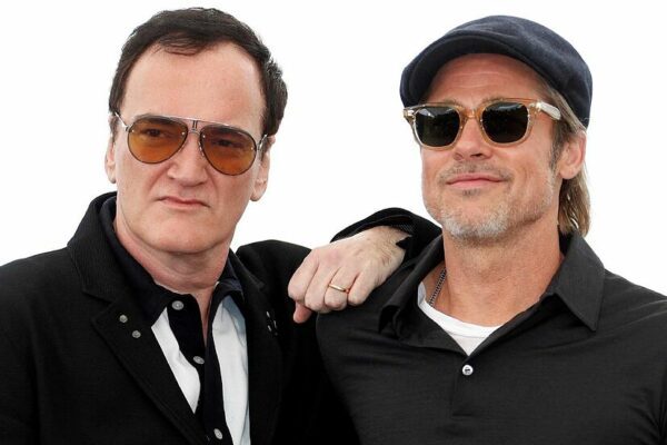 Quentin Tarantino y Brad Pitt