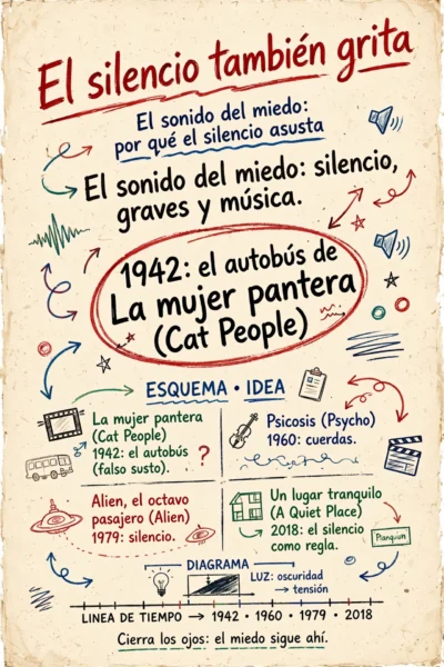 El sonido del miedo: por qué el silencio asusta