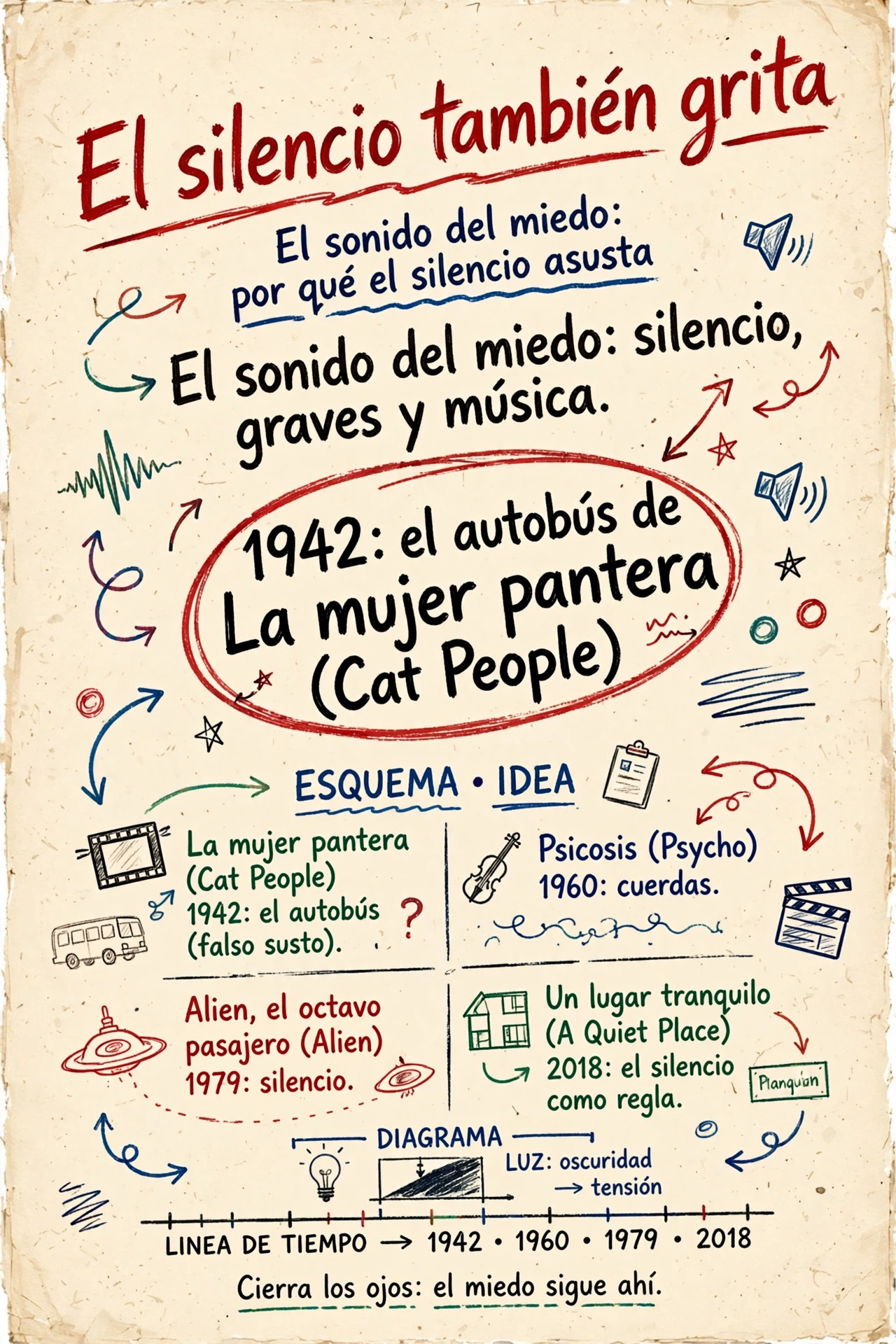El sonido del miedo: por qué el silencio asusta