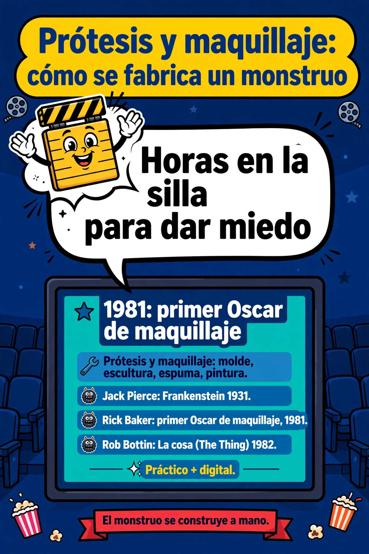 Prótesis y maquillaje: cómo se fabrica un monstruo