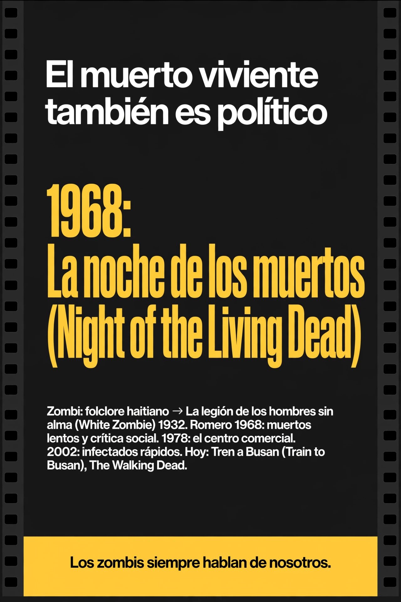 Zombis: la evolución del muerto viviente